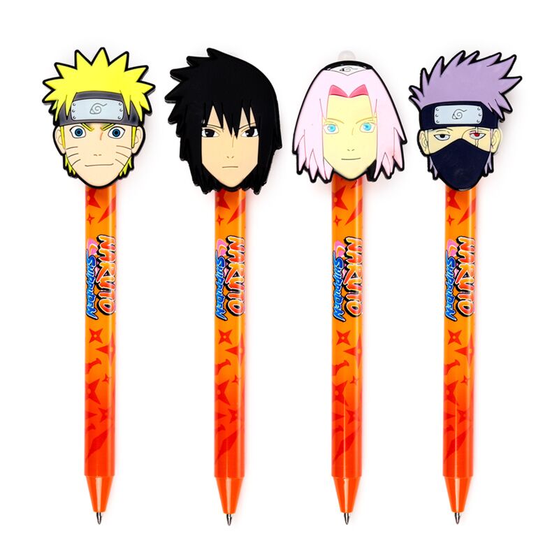 Union inkredible uitwisbare pen met pvc naruto topper