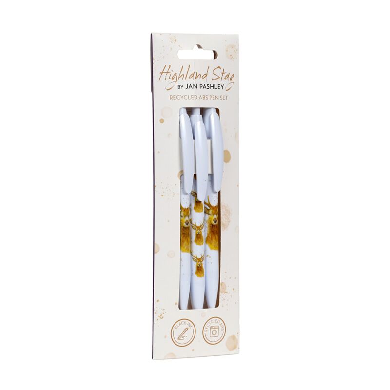 Jan pashley wild hert gerecyclede abs (rabs) 3-delige pennenset