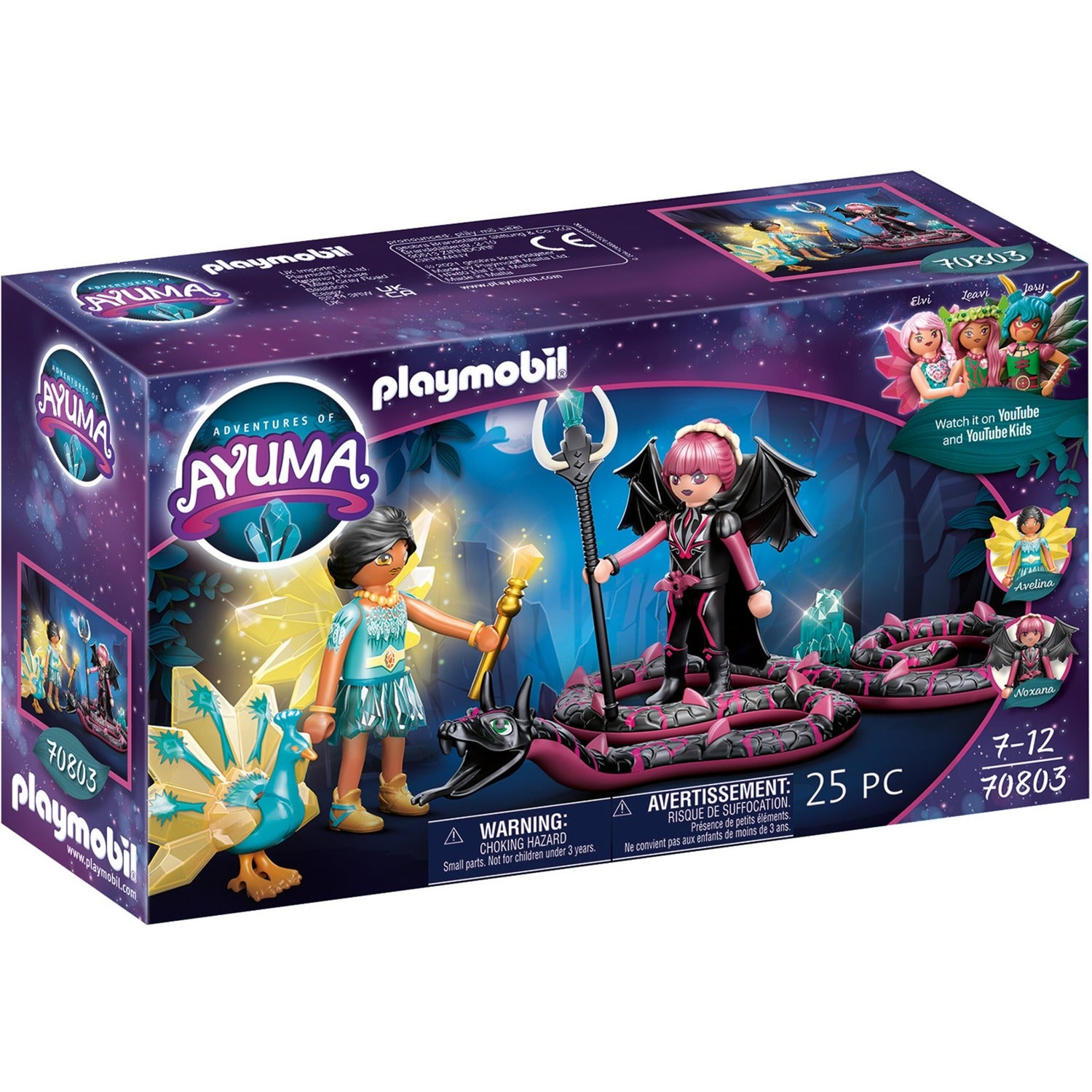 PLAYMOBIL PLAYMOBIL Ayuma Crystal Fairy en Bat Fairy met totemdieren