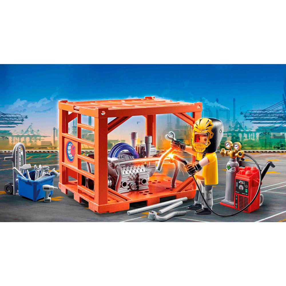 PLAYMOBIL City Action Container productie