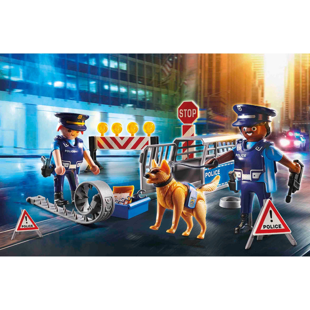 Playmobil City Action Politiewegversperring 6924