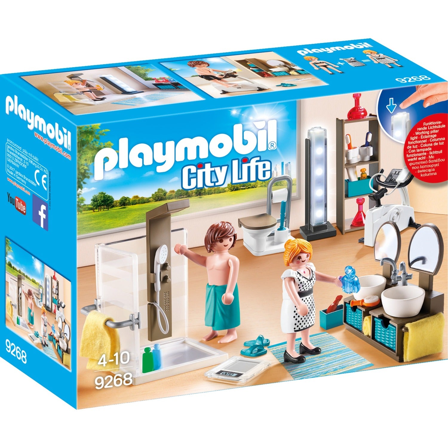 PLAYMOBIL City Life Badkamer met Douche 9268