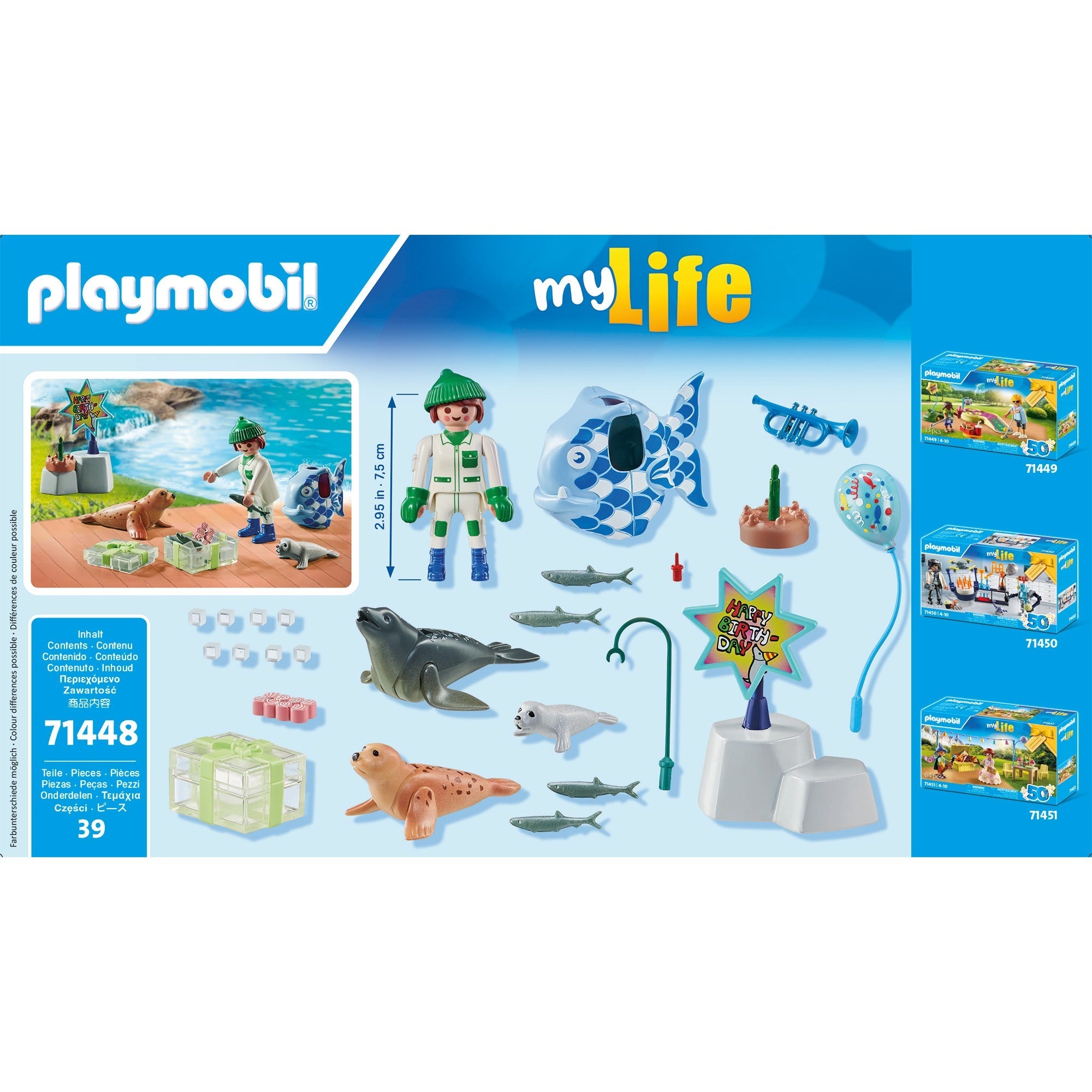 PLAYMOBIL PLAYMOBIL My Life Dieren Voeren 71448