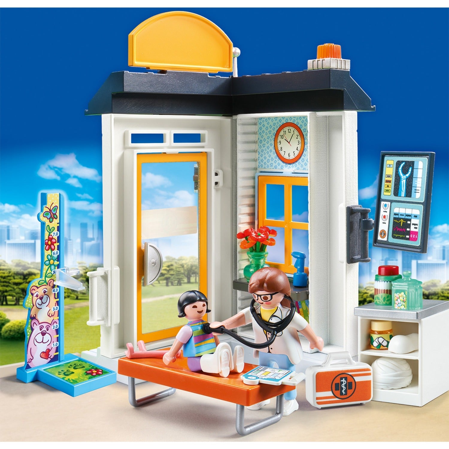 PLAYMOBIL City Life Starterset Kinderarts 70818