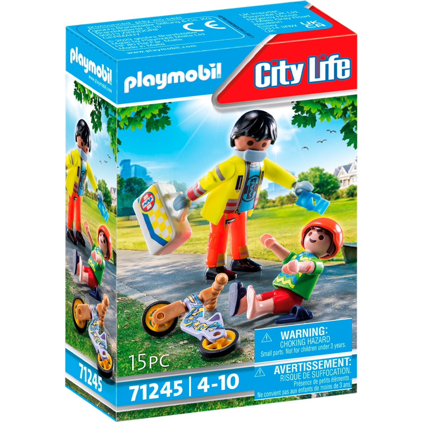 PLAYMOBIL City Life Verpleegkundige ontmoette patiënt 71245