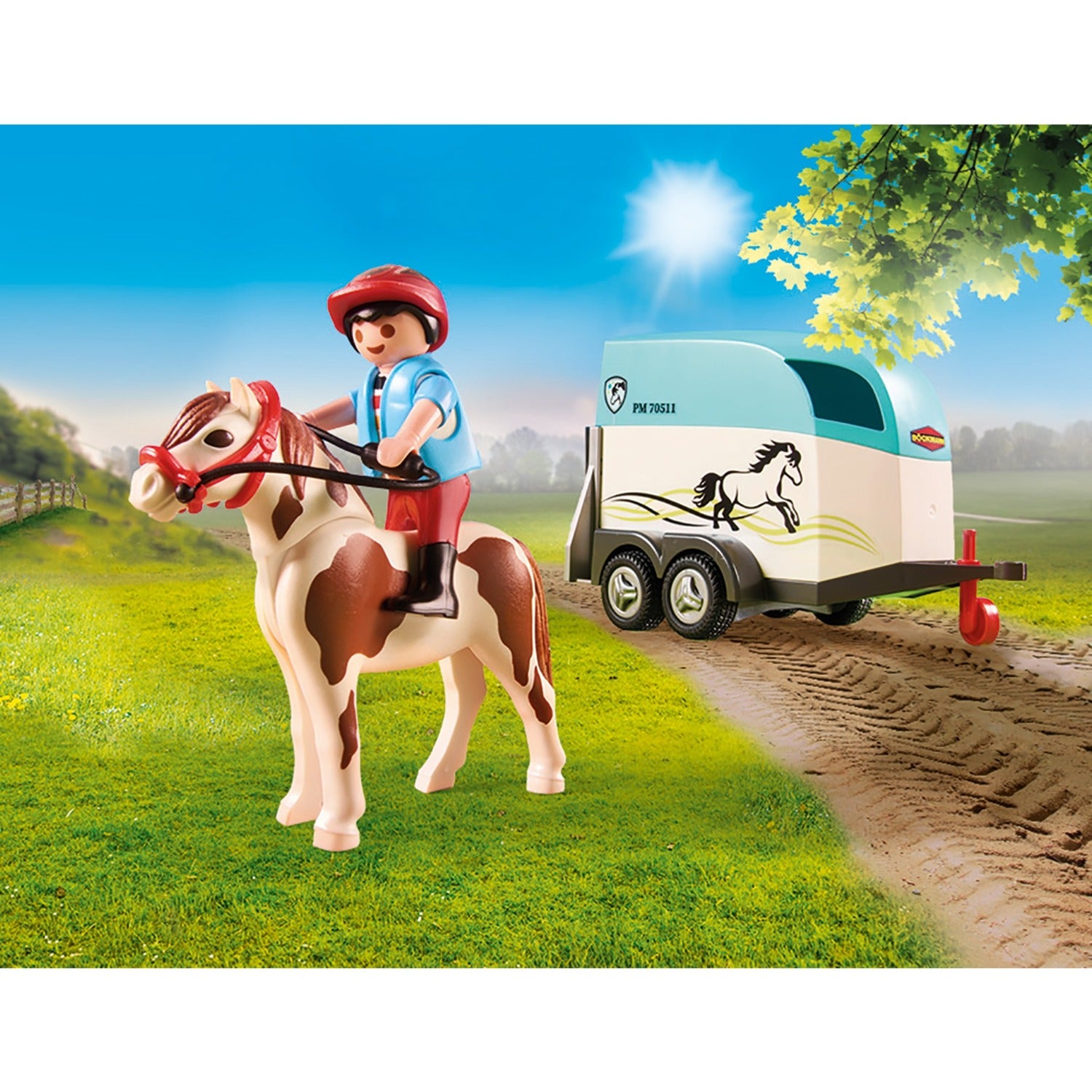 PLAYMOBIL Country Auto met Aanhanger 70511