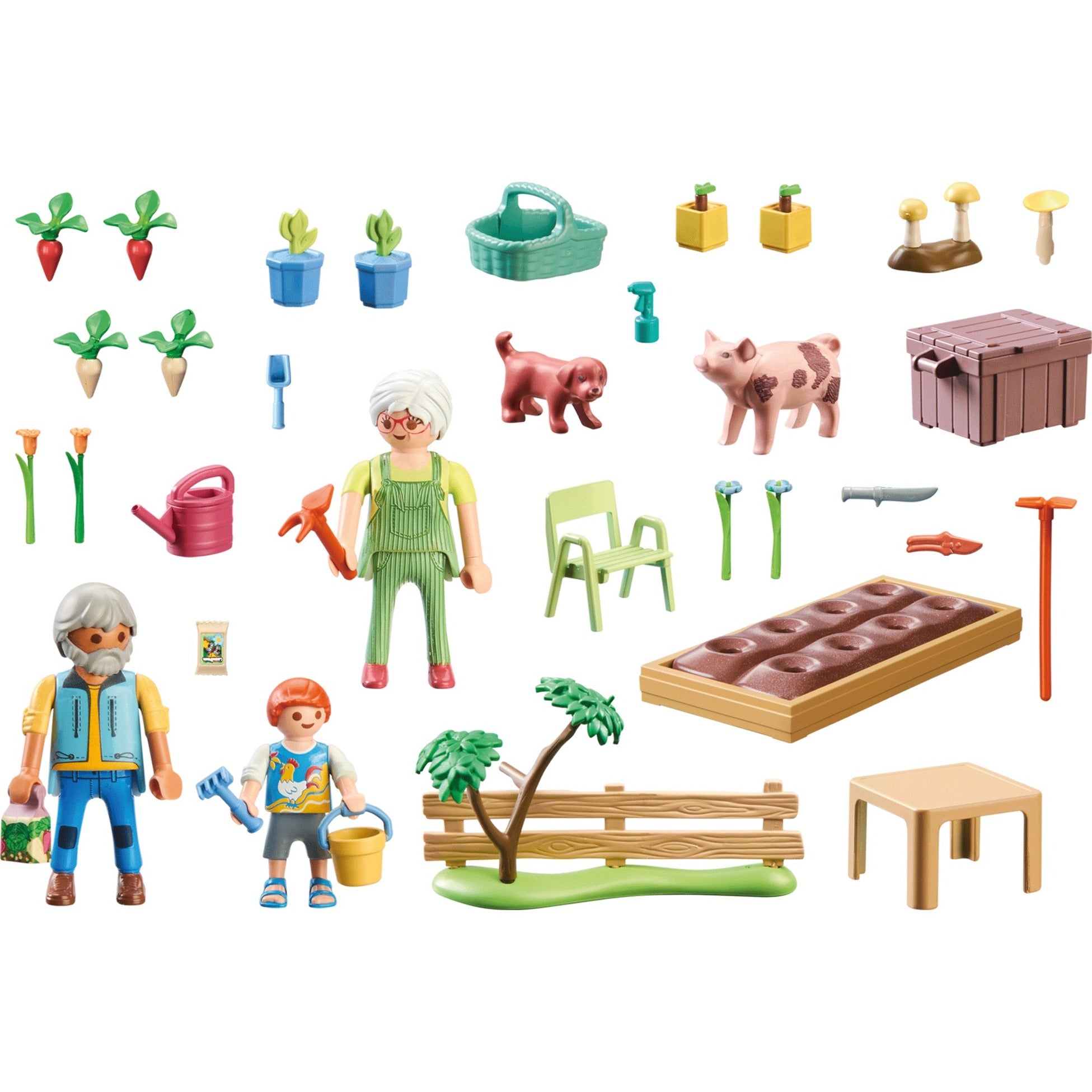 PLAYMOBIL PLAYMOBIL Landelijke Idyllische Moestuin Bij de Grootouders 71443