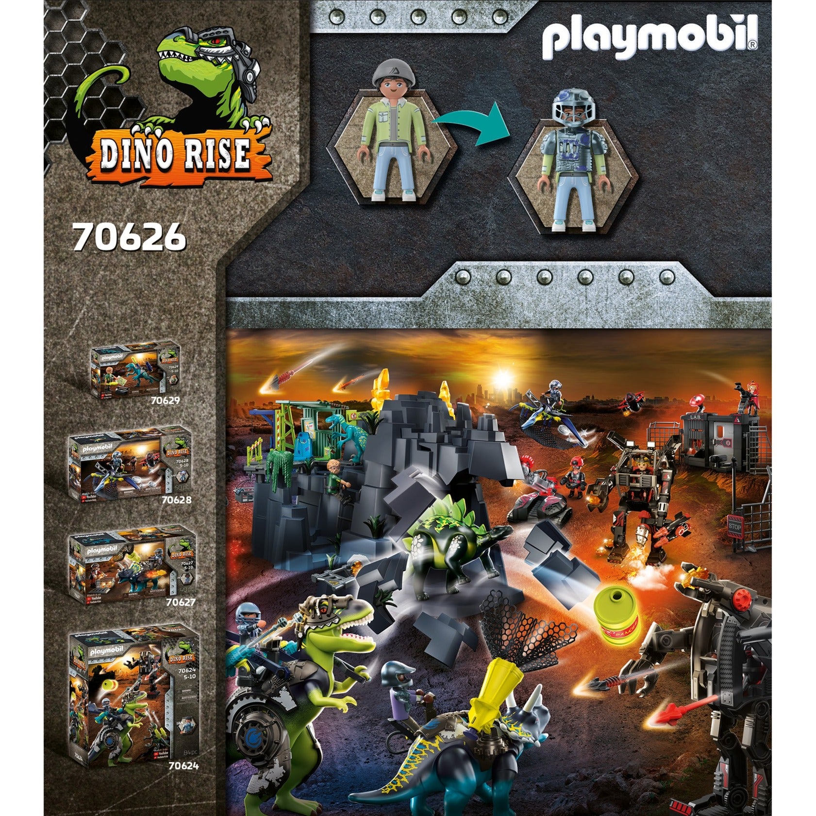 PLAYMOBIL PLAYMOBIL Rise Saichania: verdediging van de vechters