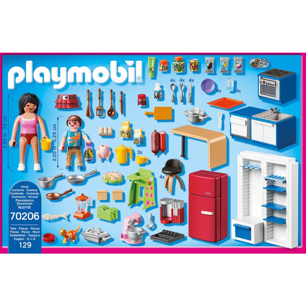 PLAYMOBIL Poppenhuis Leefkeuken 70206