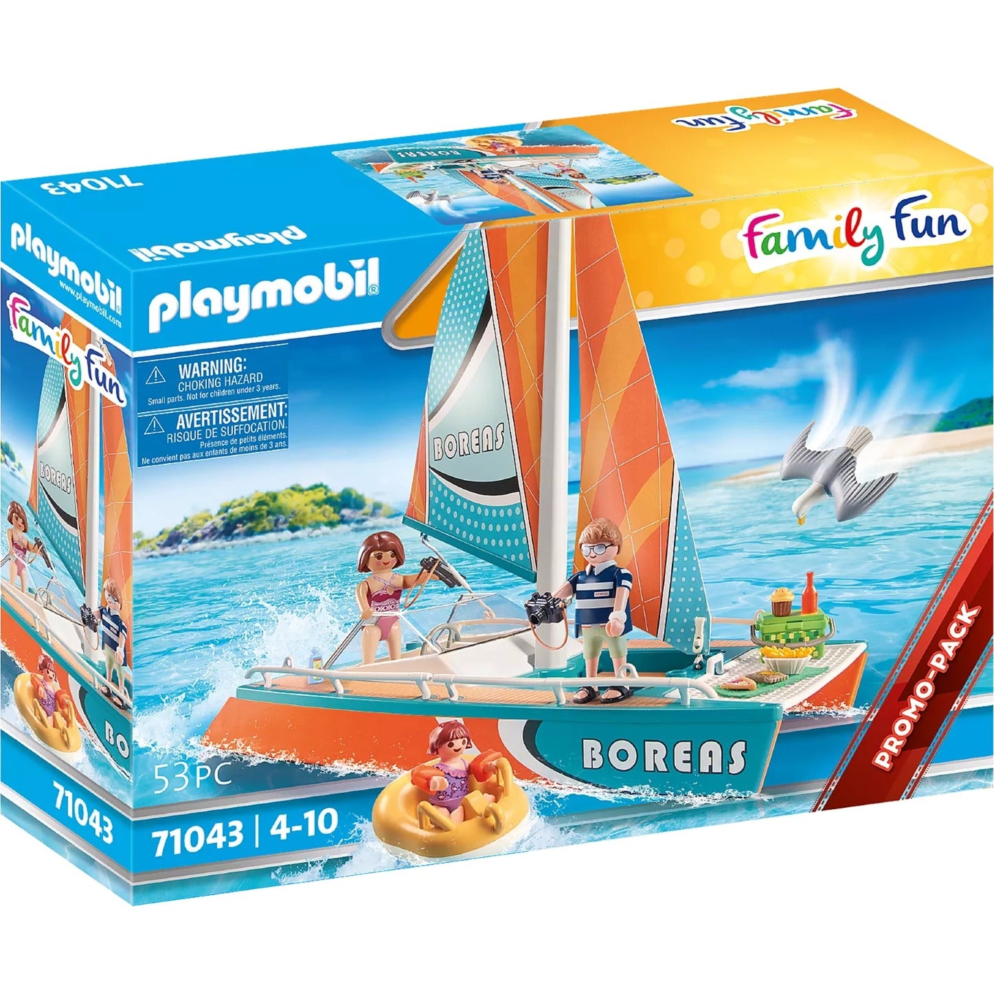 PLAYMOBIL Familieplezier Catamaran 71043