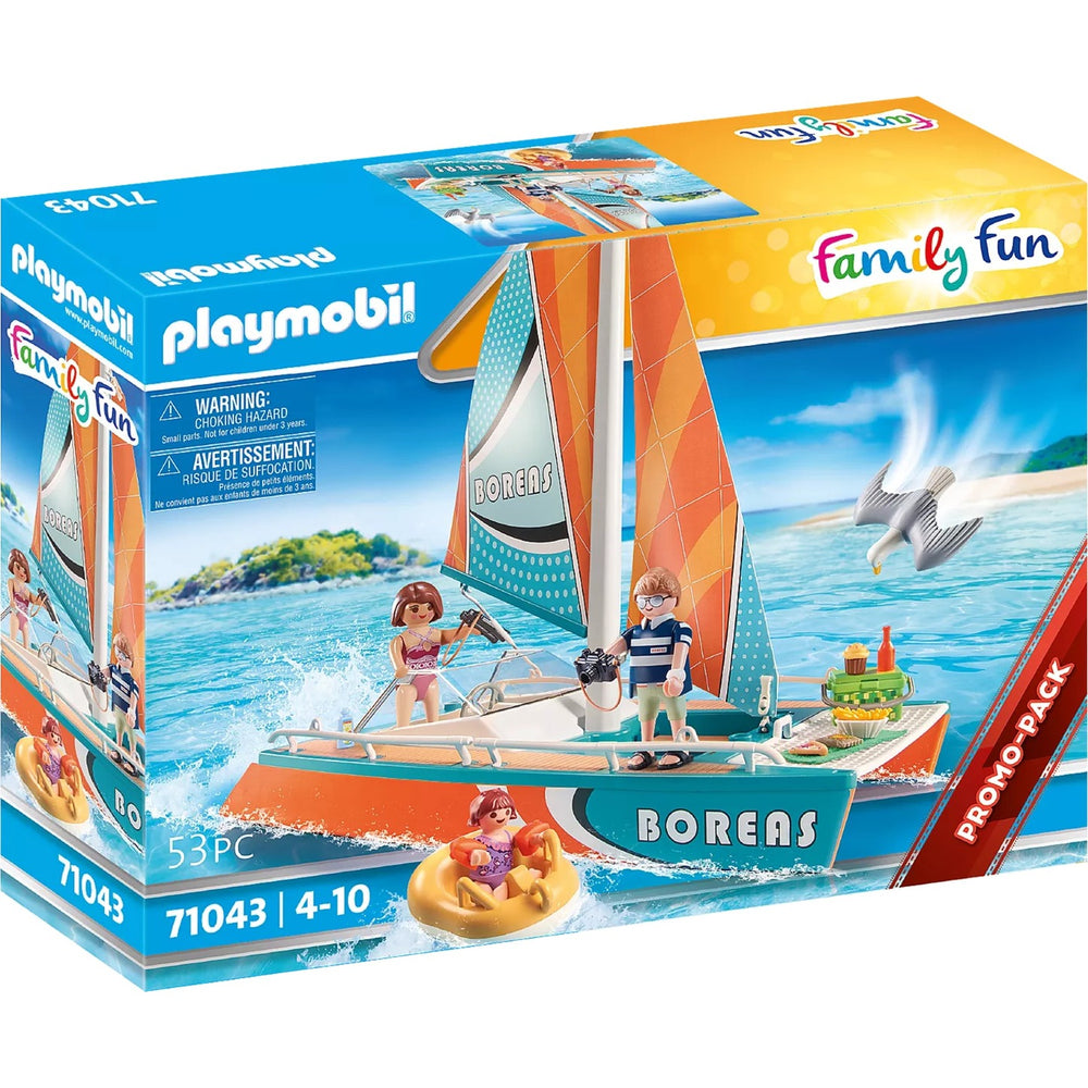 PLAYMOBIL Familieplezier Catamaran 71043
