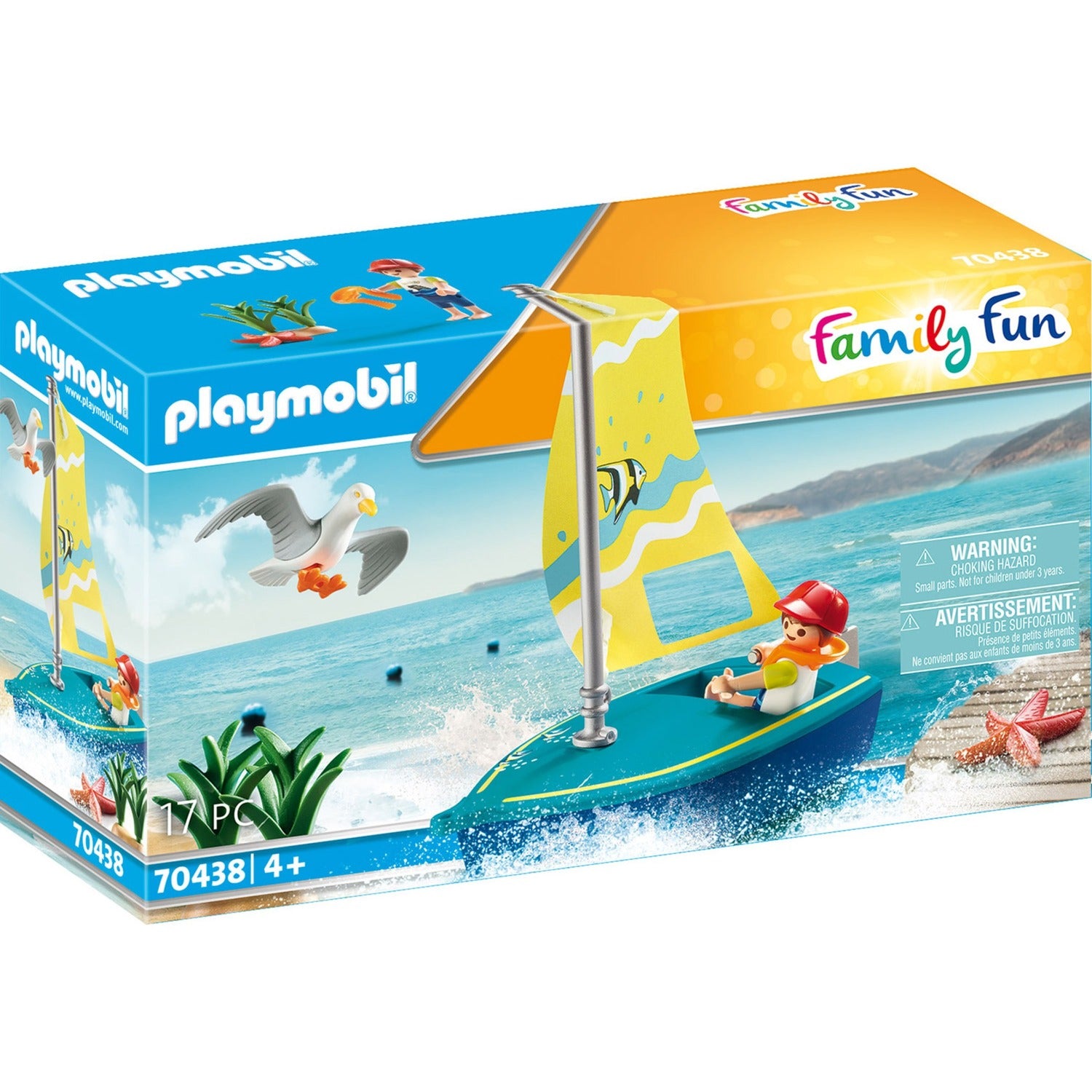 PLAYMOBIL Family Fun Zeilbootje 70438