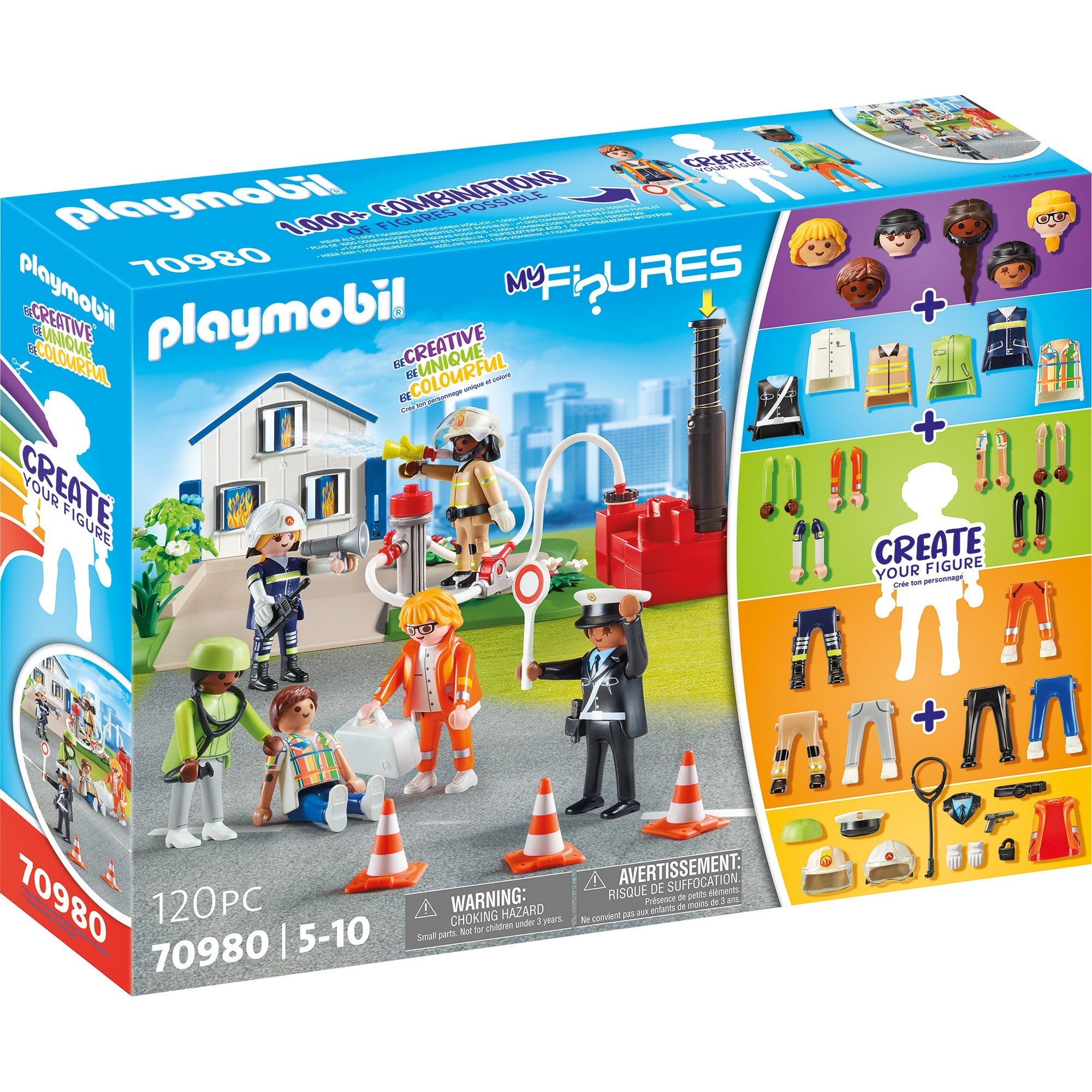PLAYMOBIL Mijn Figuren Reddingsmissie 70980