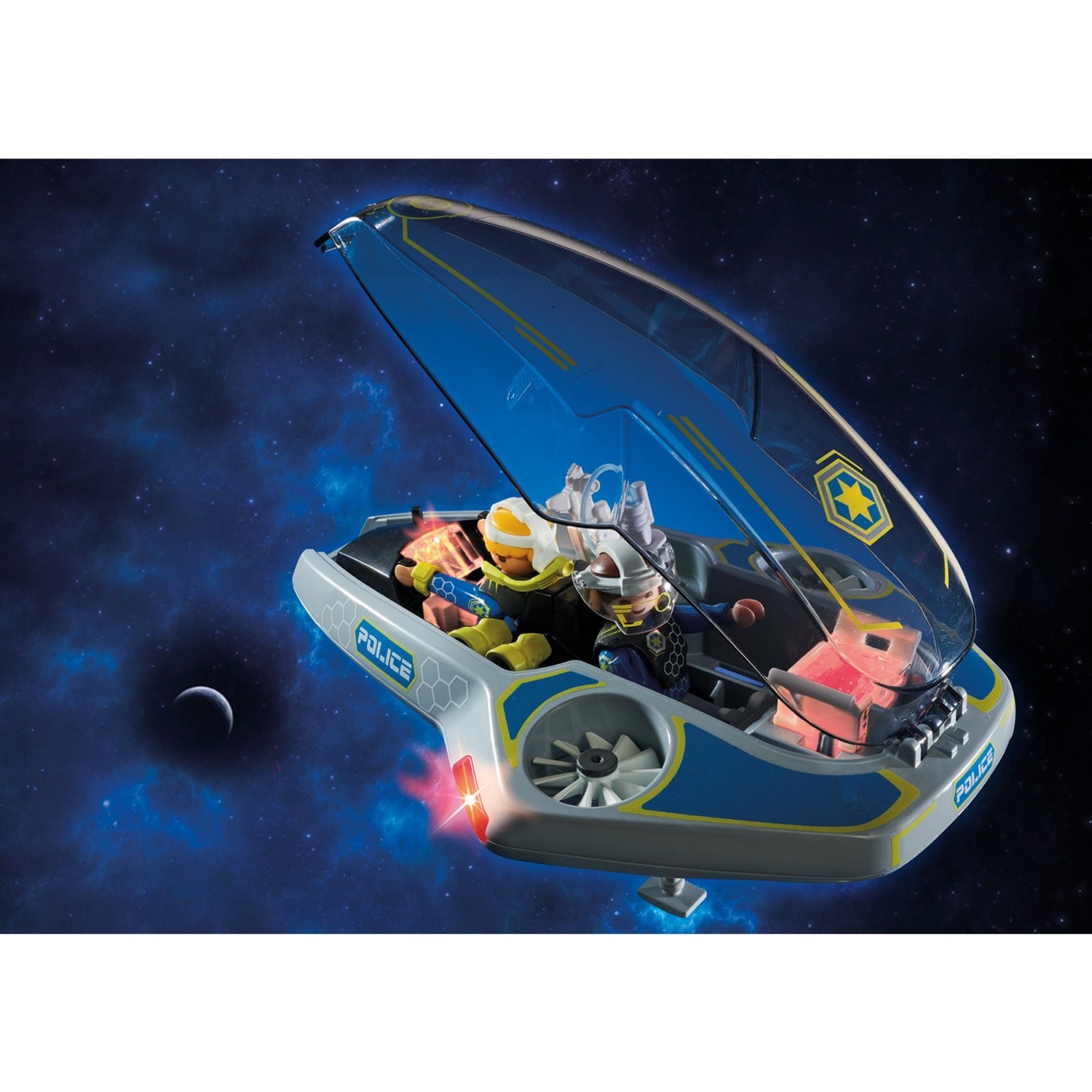 PLAYMOBIL PLAYMOBIL Galaxy Police Galaxy politie zweefvliegtuig