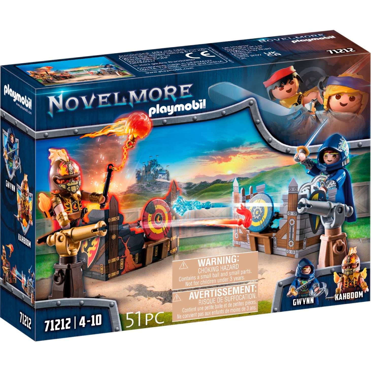 PLAYMOBIL Novelmore versus Burnham Raiders-duel 71212