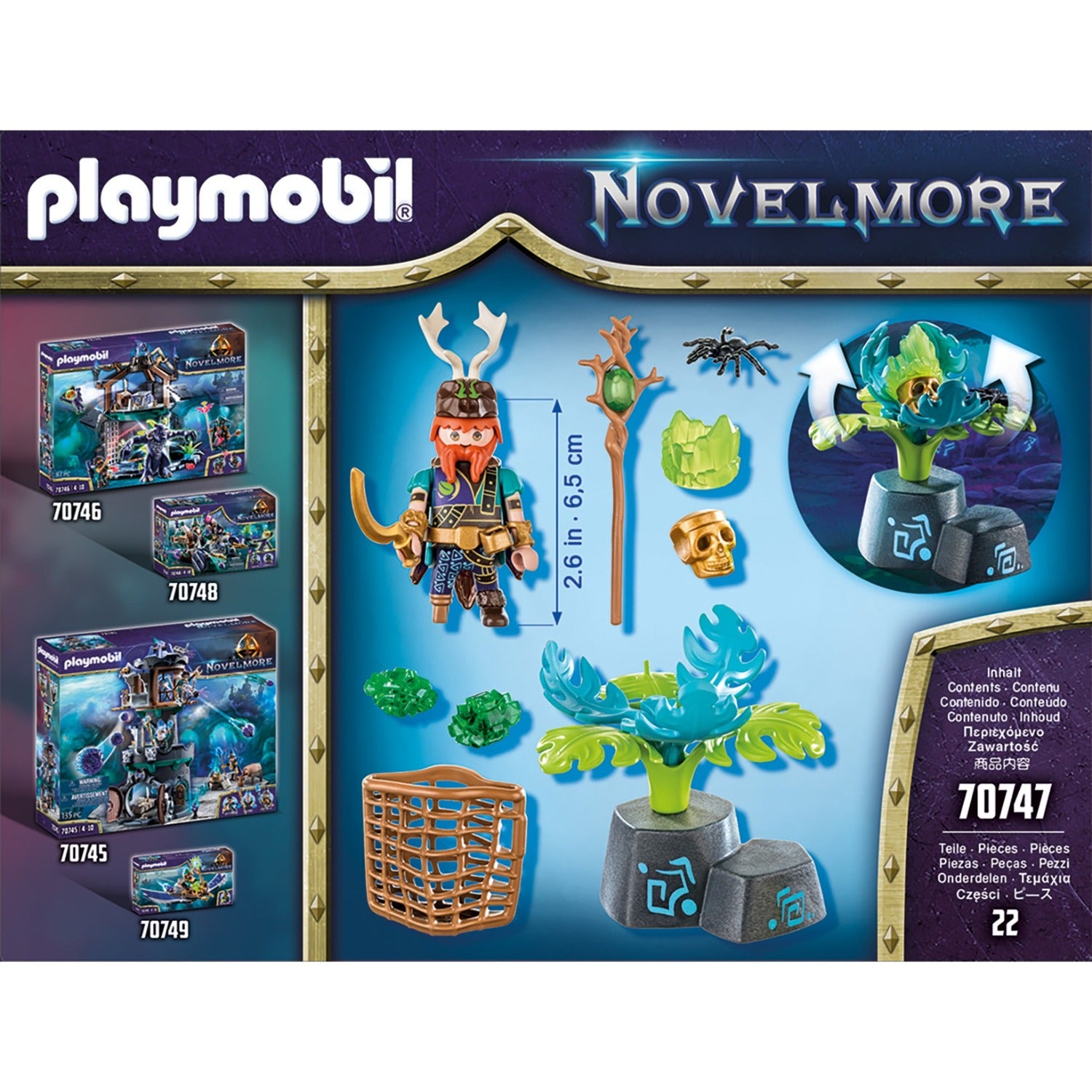 PLAYMOBIL PLAYMOBIL Novelmore Violet Vale: Magiër van de planten