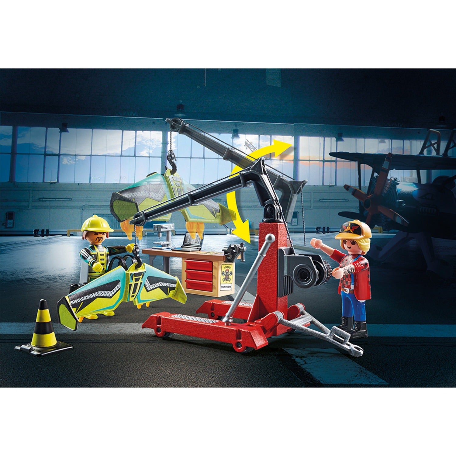 PLAYMOBIL PLAYMOBIL Stuntshow Air Stuntshow servicestation