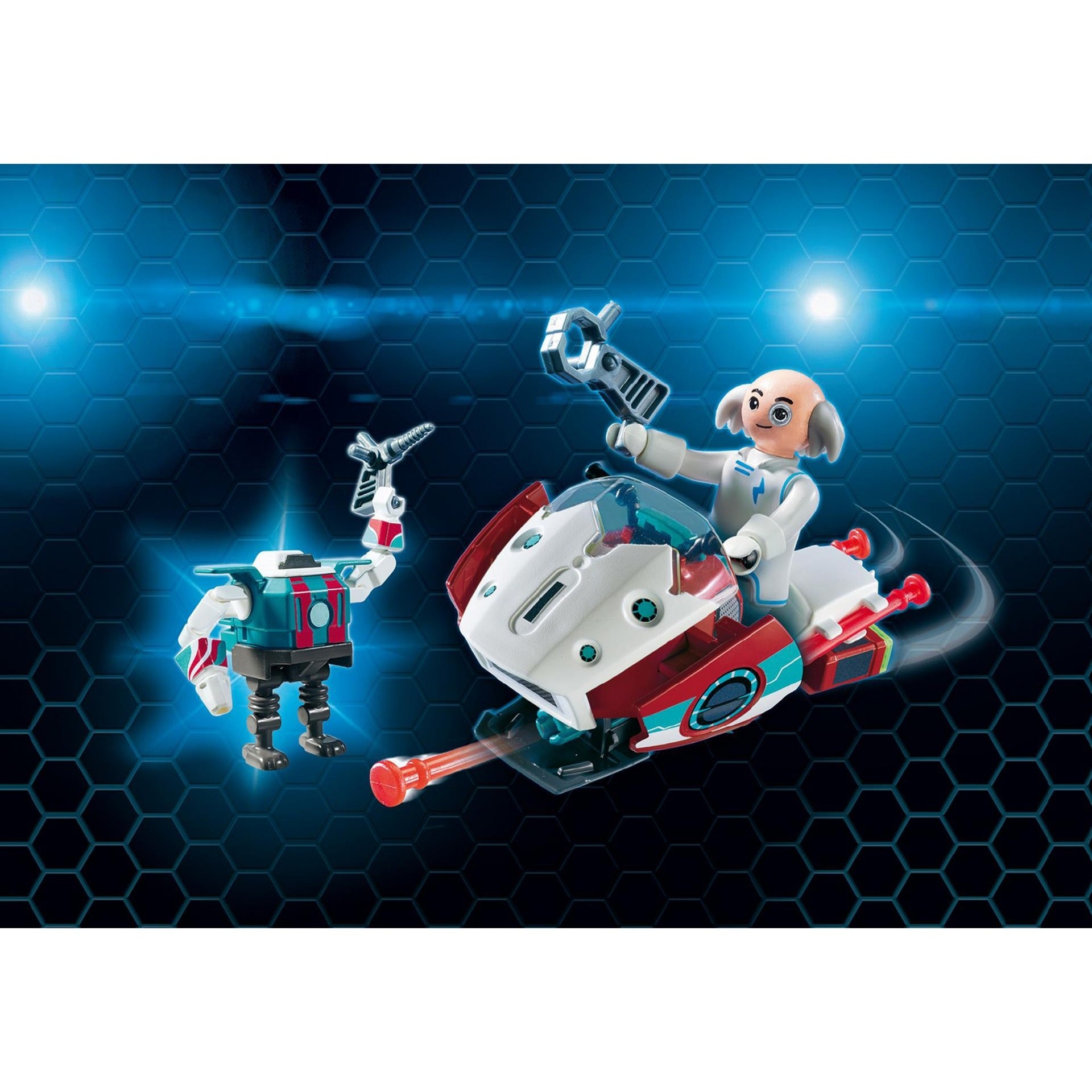 PLAYMOBIL PLAYMOBIL Super 4 Skyjet met Dr. X robot