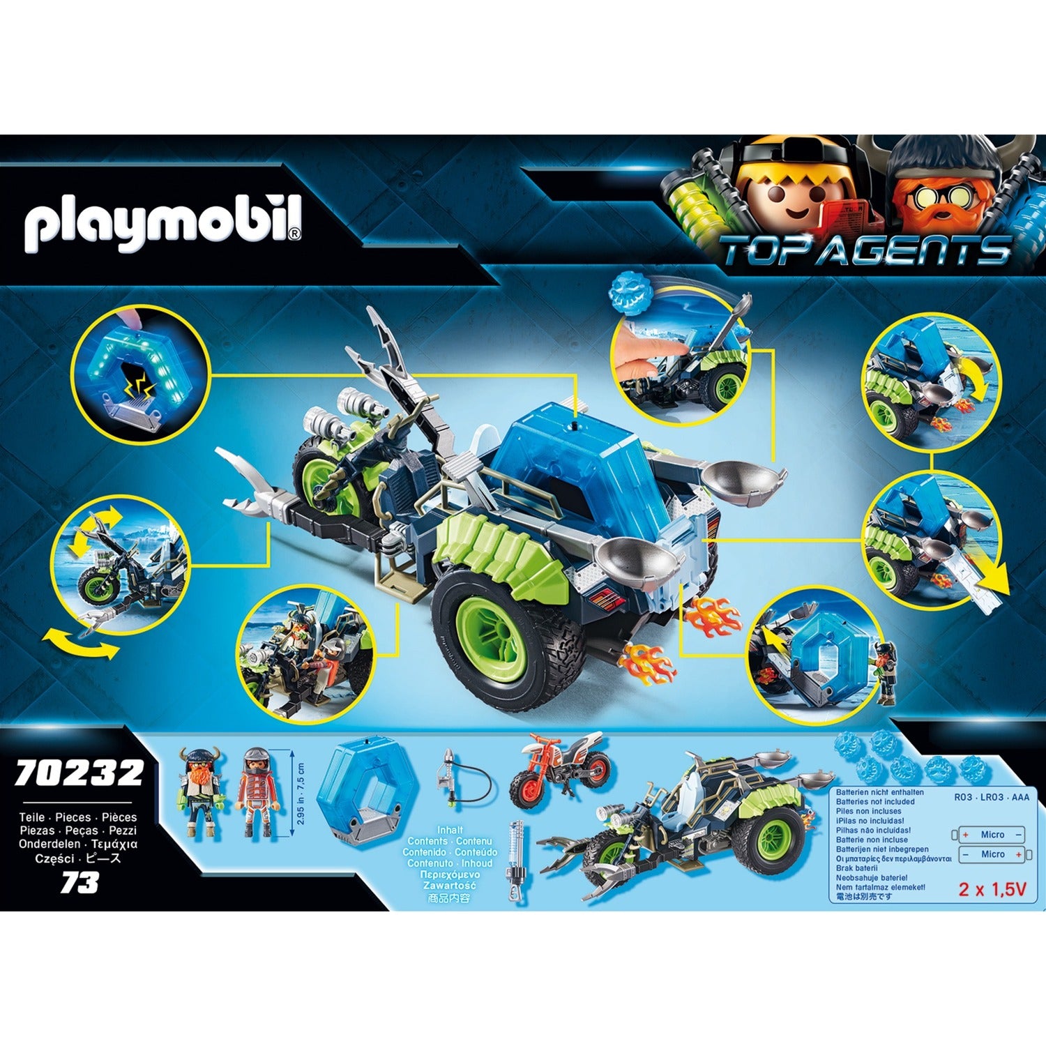 PLAYMOBIL PLAYMOBIL Top Agents Arctic Rebels sneeuwtrike