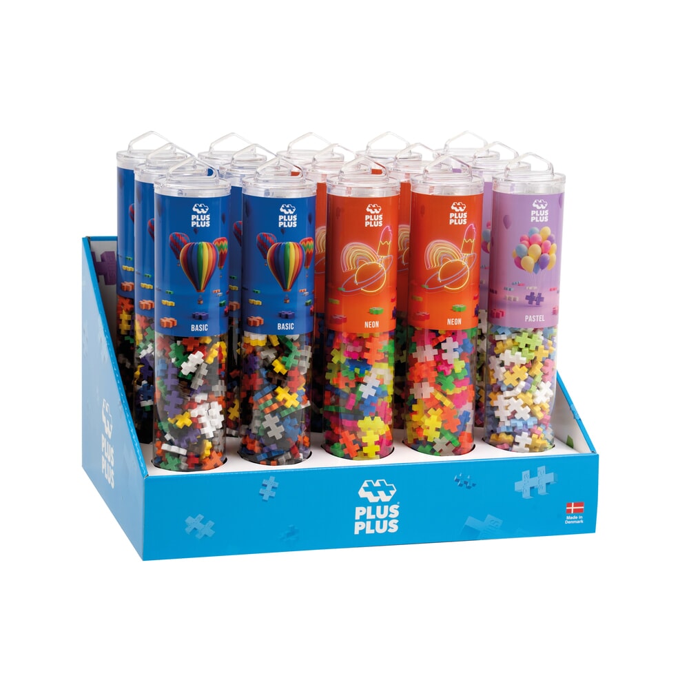 Plus plus plus-plus 240 stuks. mix tubes: 15 stuks (7222)