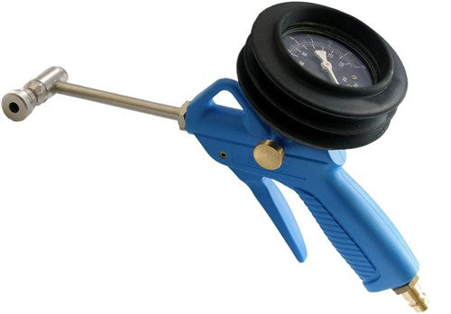 Alligator banden-vulpistool tire-air pistol w.gas station plug-conn.
