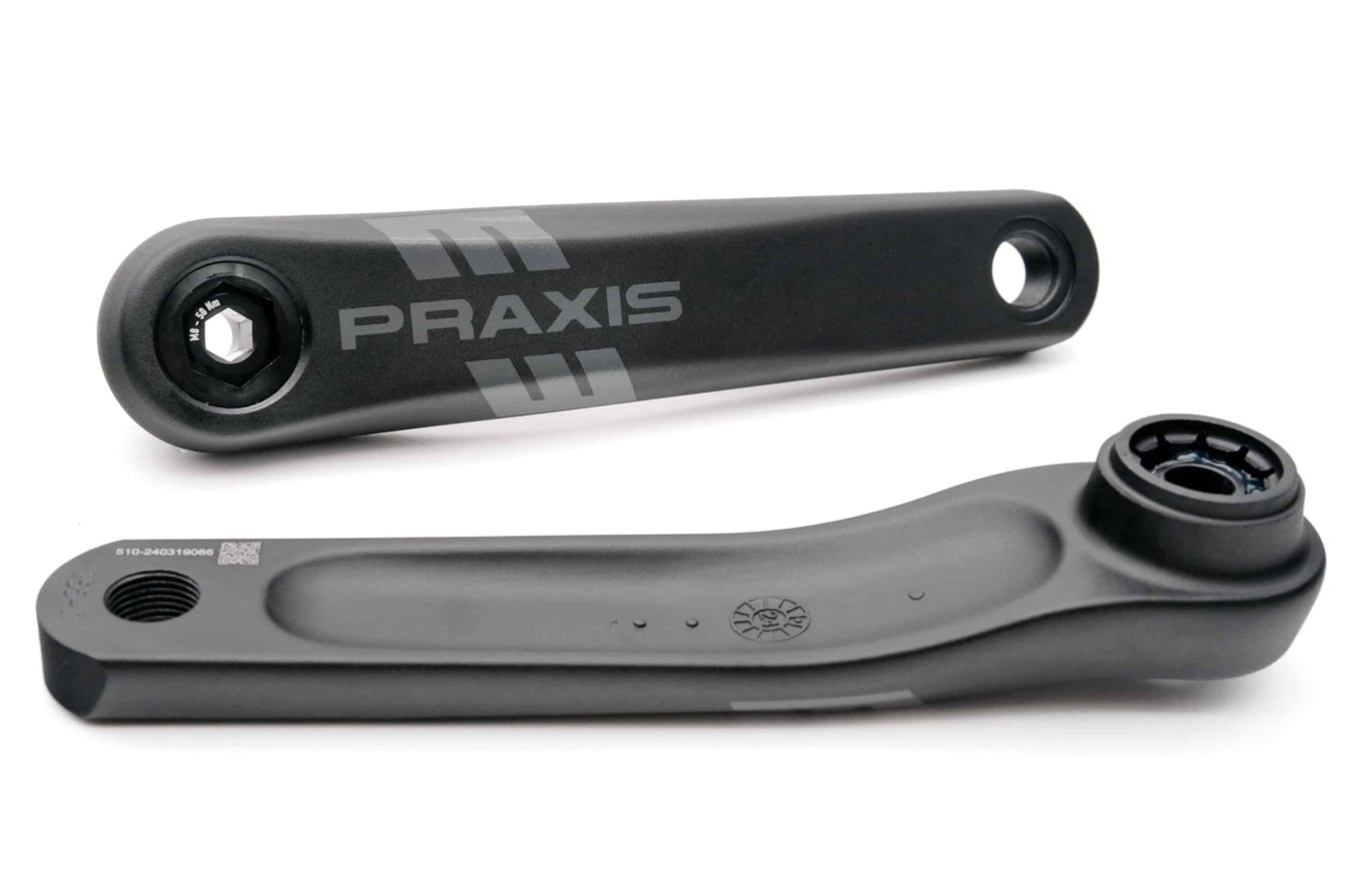 Praxis crankstel e-bike type 1 aluminium isis 150mm