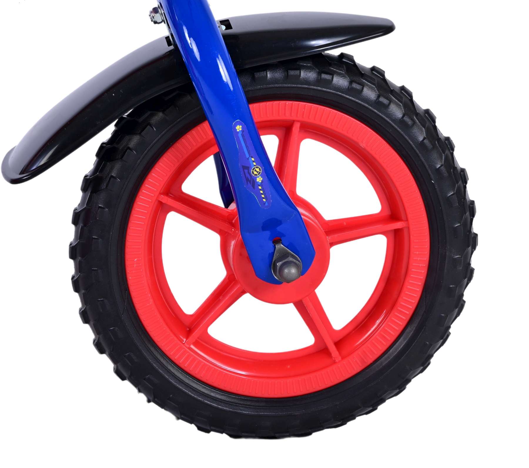 Paw Patrol Kinderfiets - Jongens - 10 inch - Rood Blauw - Doortrapper