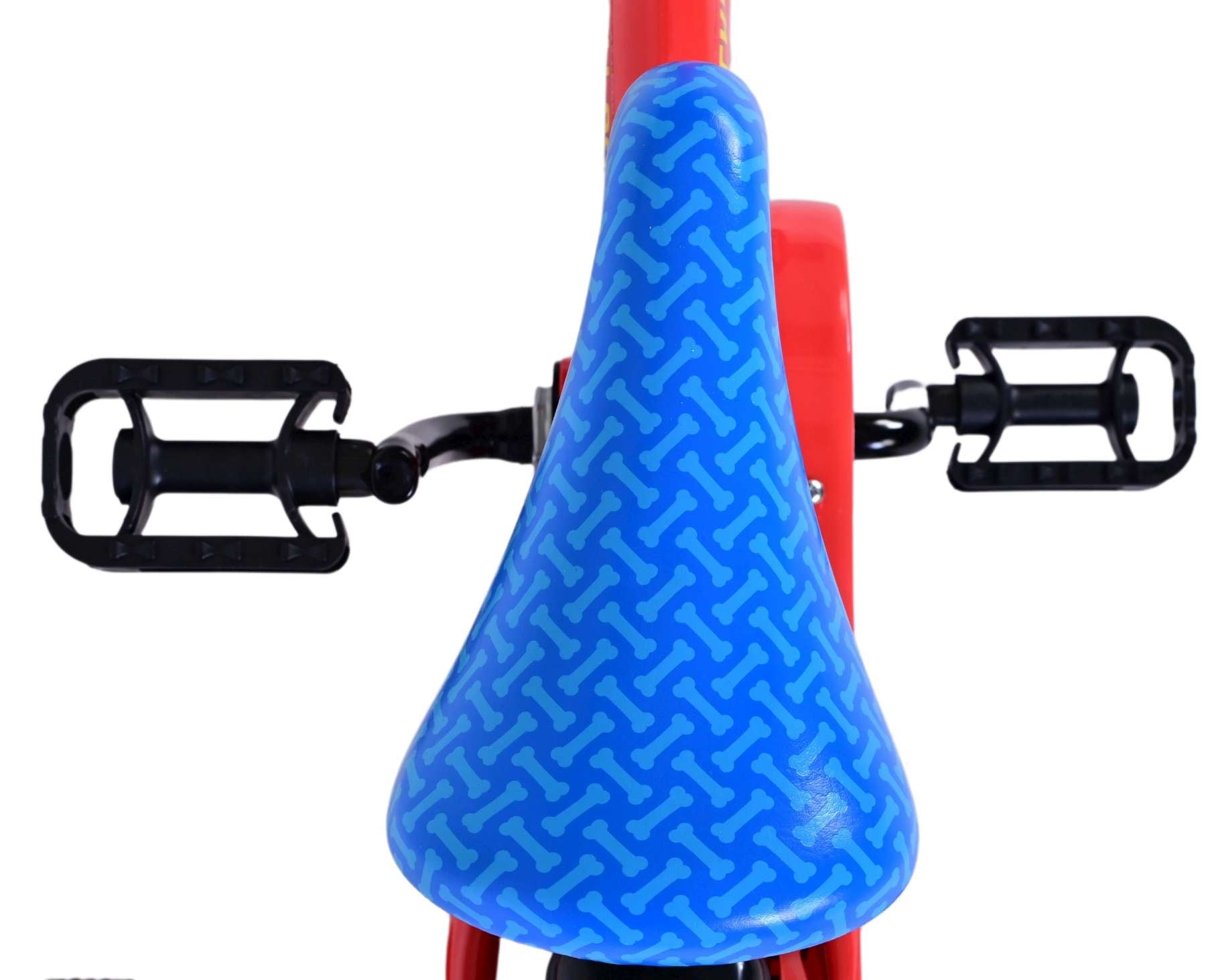 Paw Patrol Kinderfiets - Jongens - 10 inch - Rood Blauw - Doortrapper