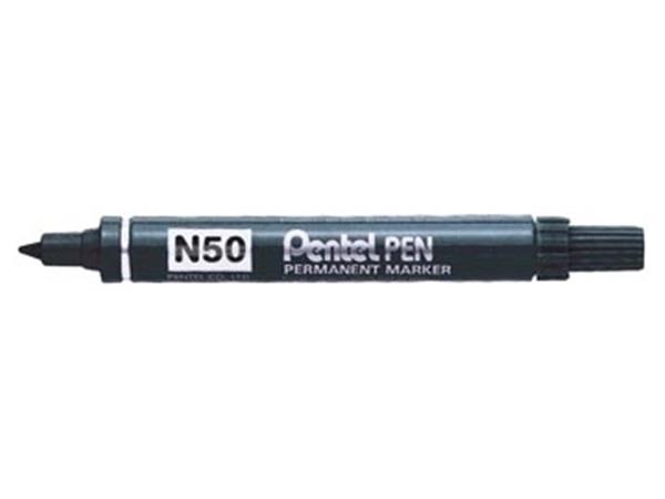 Pentel merkstift pen n50 zwart (1 stuk)