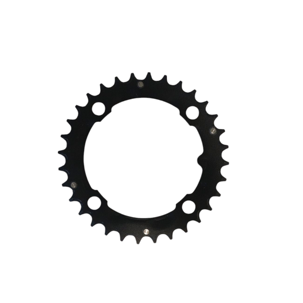 SunRace kettingblad 32t. zwart bcd 104 crmxo