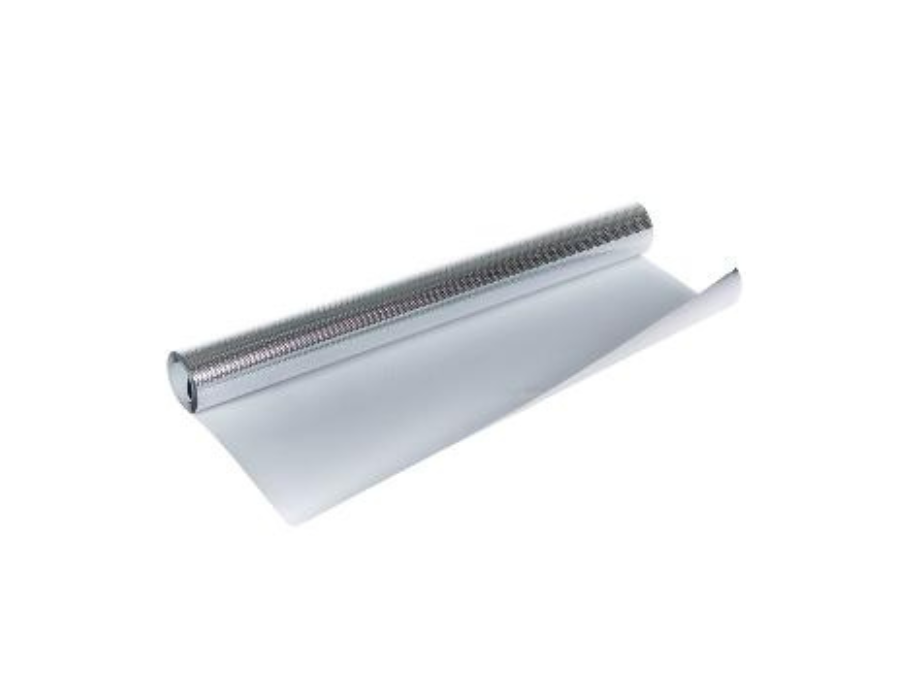 Tonzon luxe radiatorfolie - wit zilver - 40 cm x 25 m