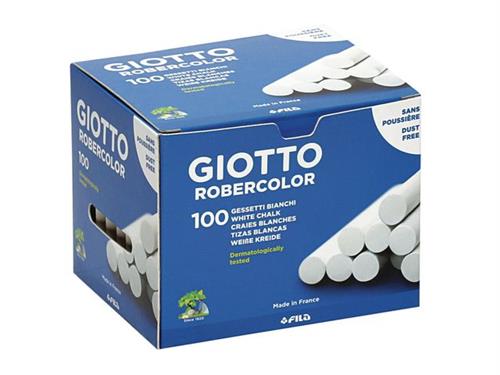 Schoolbordkrijt wit (100 stuks)