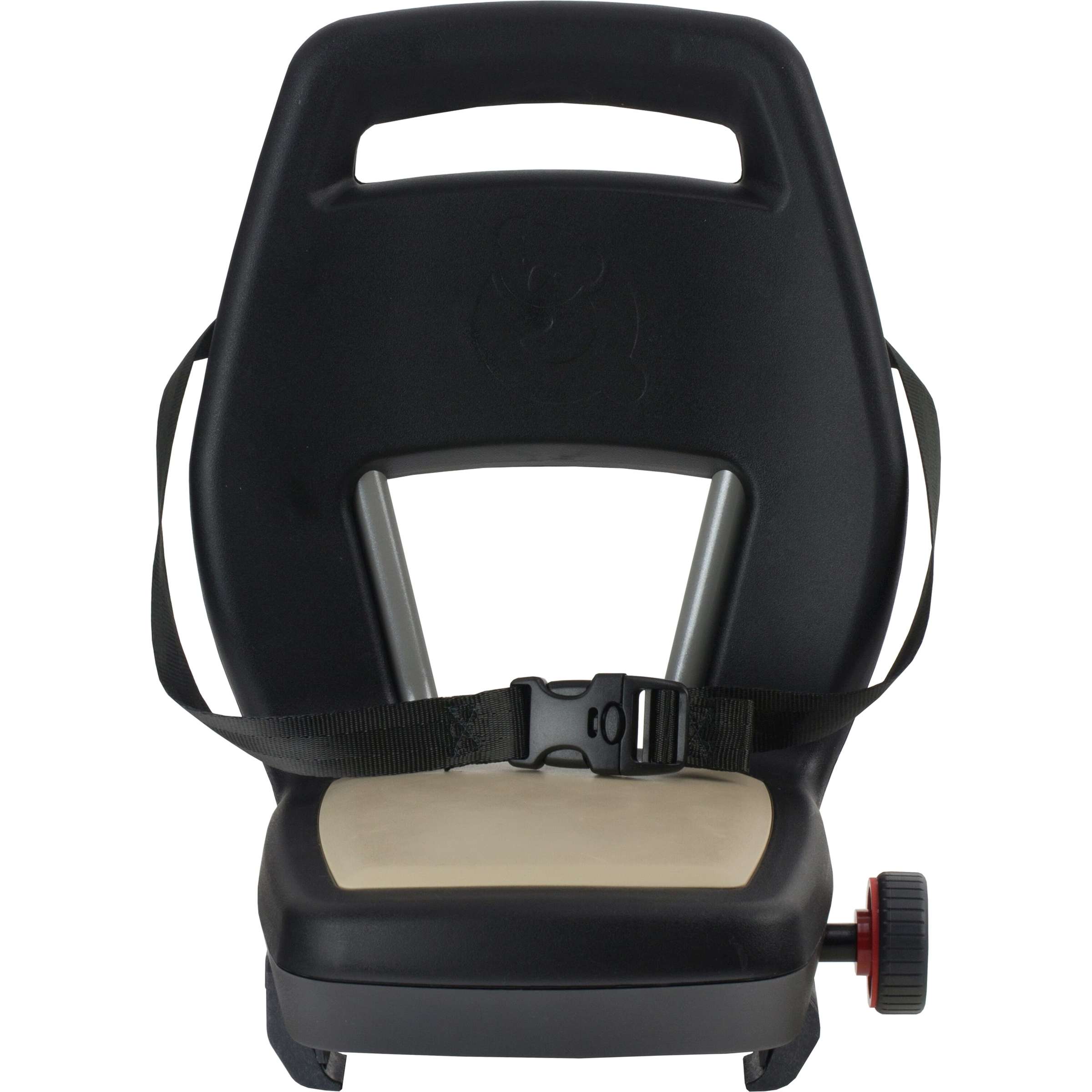 Qibbel q344 achterzitje 6+ junior met voetsteunen en beschermplaten kaki zwart