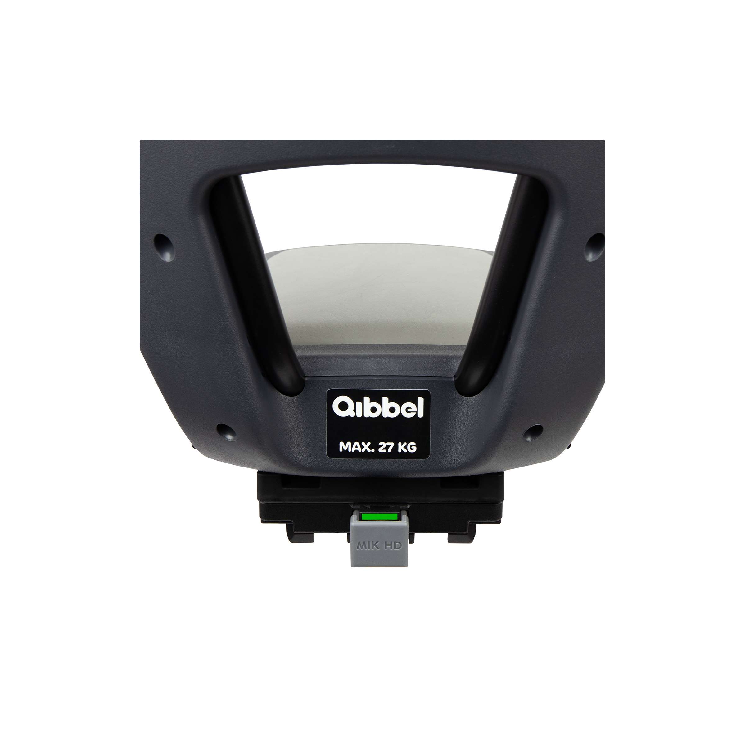 Qibbel achterzitje junior 6+ mik-hd bagagedrager grijs