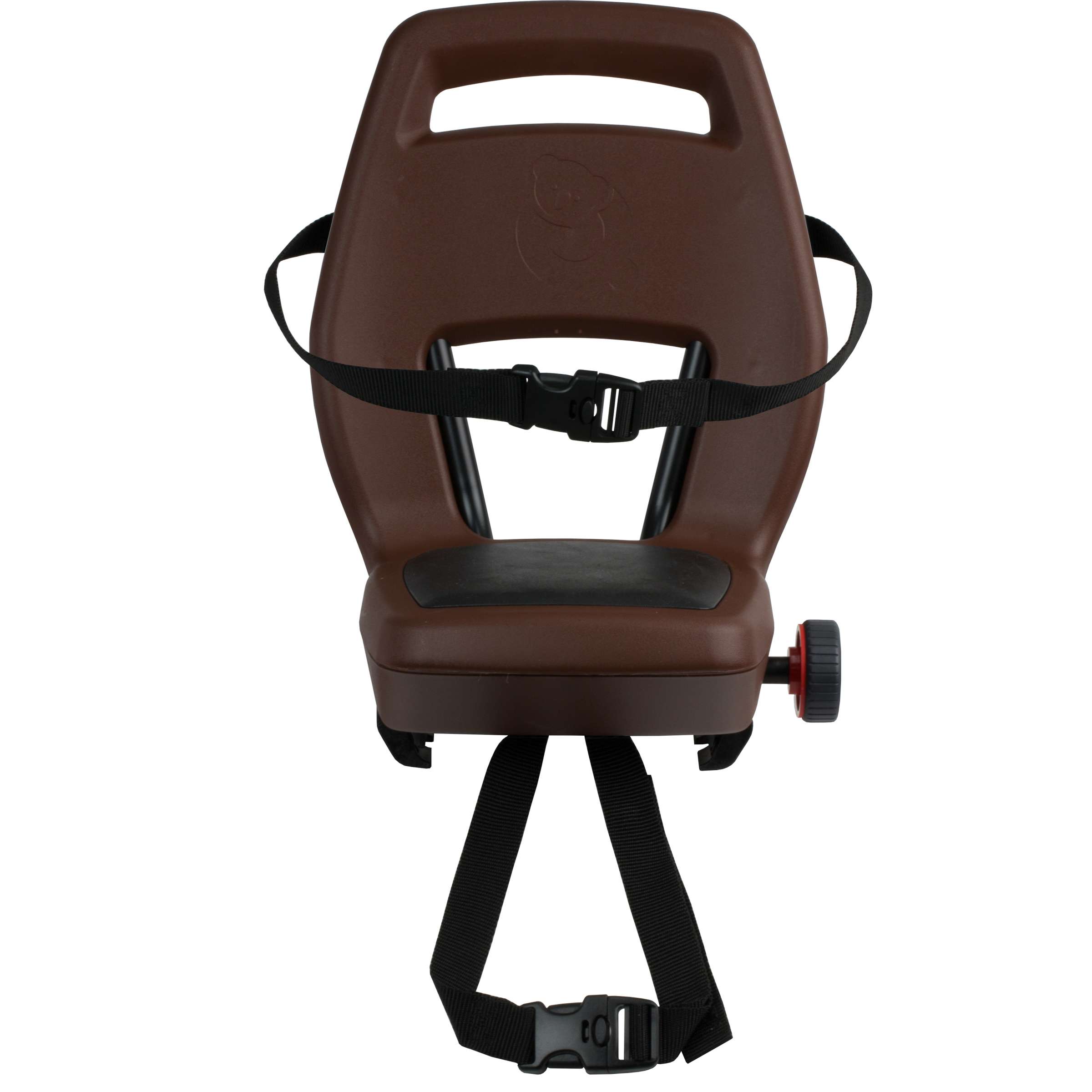 Qibbel achterzitje junior 6+ drager bev. bruinzwart