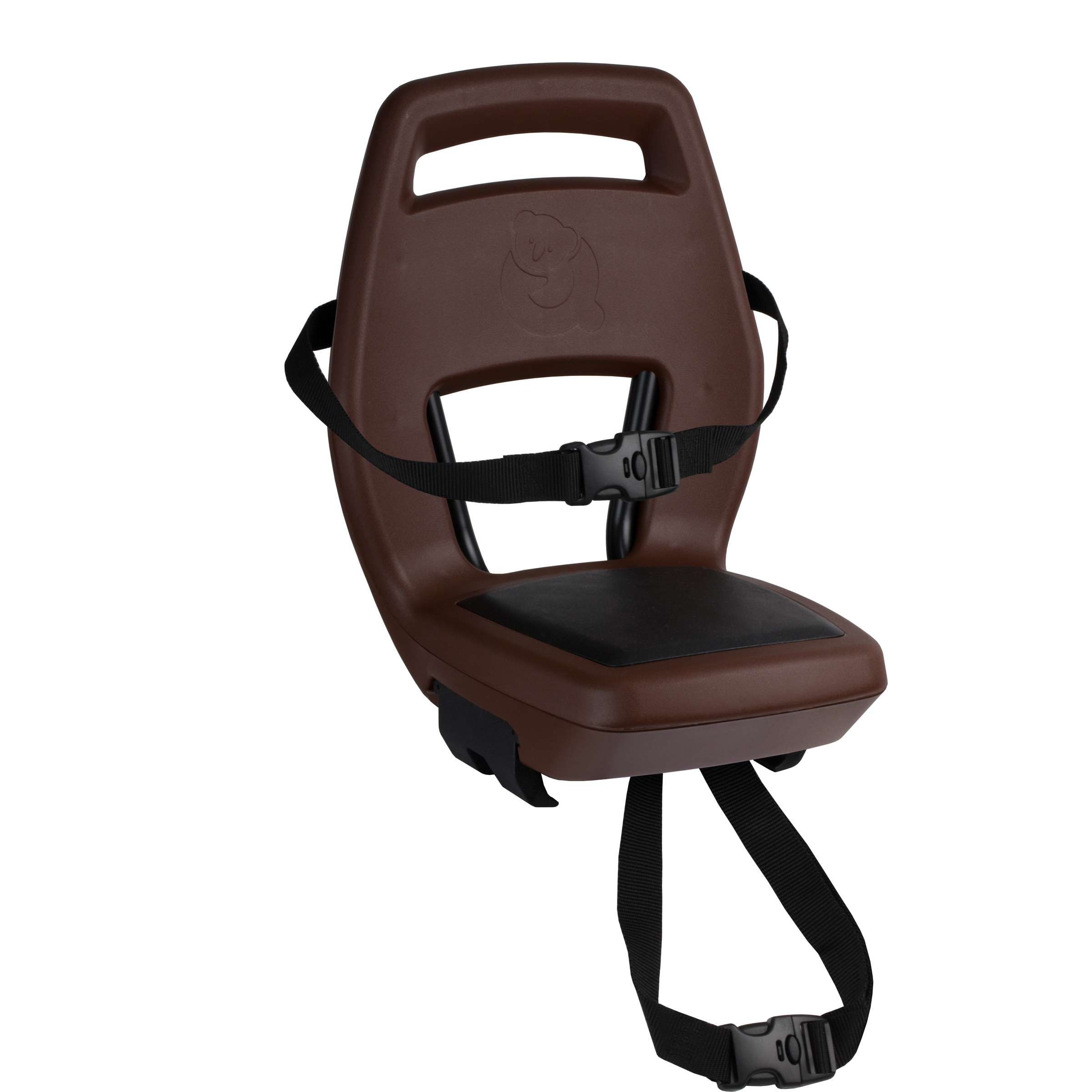 Qibbel achterzitje junior 6+ drager bev. bruinzwart