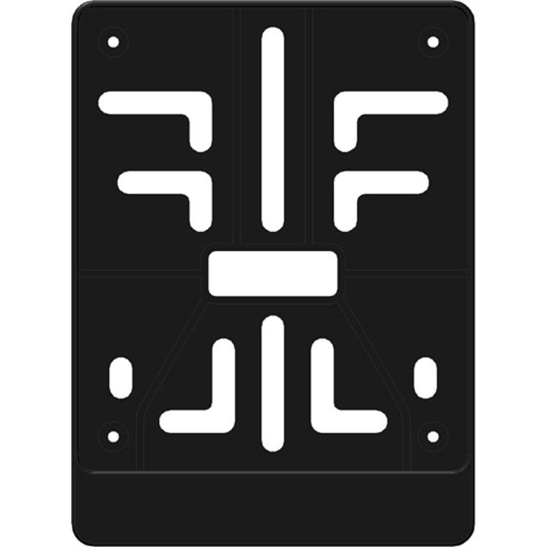 Kentekenplaat-houder 100x120 kunstsof zwart belgië