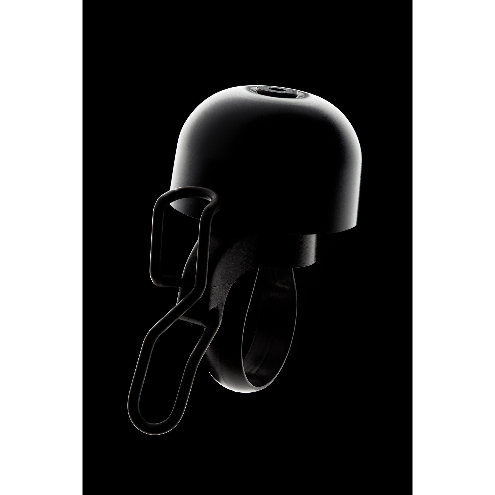 Widek bel Paperclip mini geheel zwart op kaart