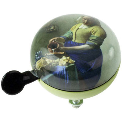 Bel Ding-Dong Melkmeisje op kaart Widek 4349