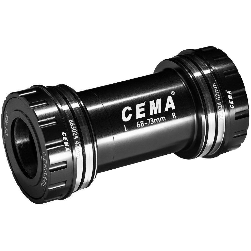 CEMA Beugelas BB30 Interlock Shimano -RVS-zwart
