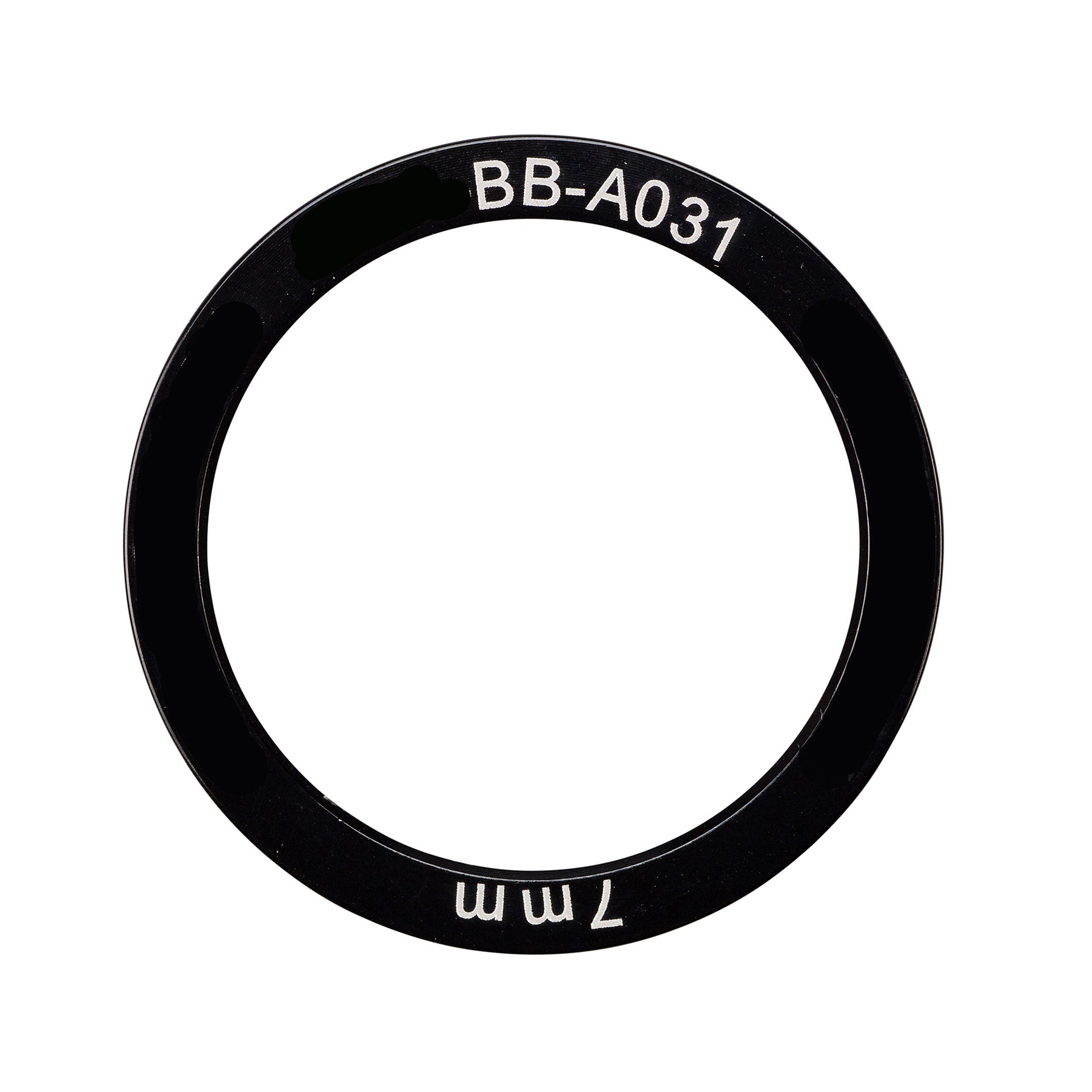 Bottom bracket spacer Elvedes 38 x 30 x 7.0 mm - aluminum (3 pieces)