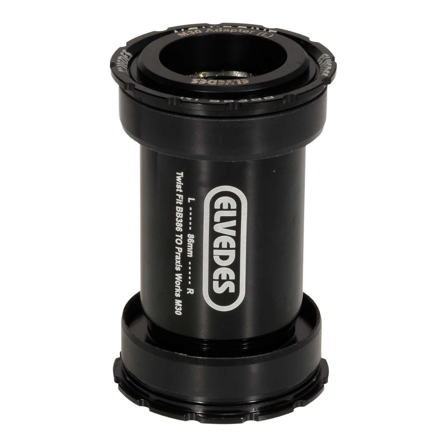 Boîtier de pédalier Twist fit Elvedes pour VTT de route BB386 Praxis 46 x 86 mm