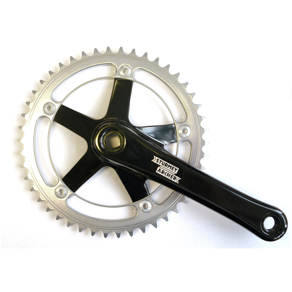 Sturmeyarcher sturmey archer crankstel zwart 48t 170mm fct68 (sa)