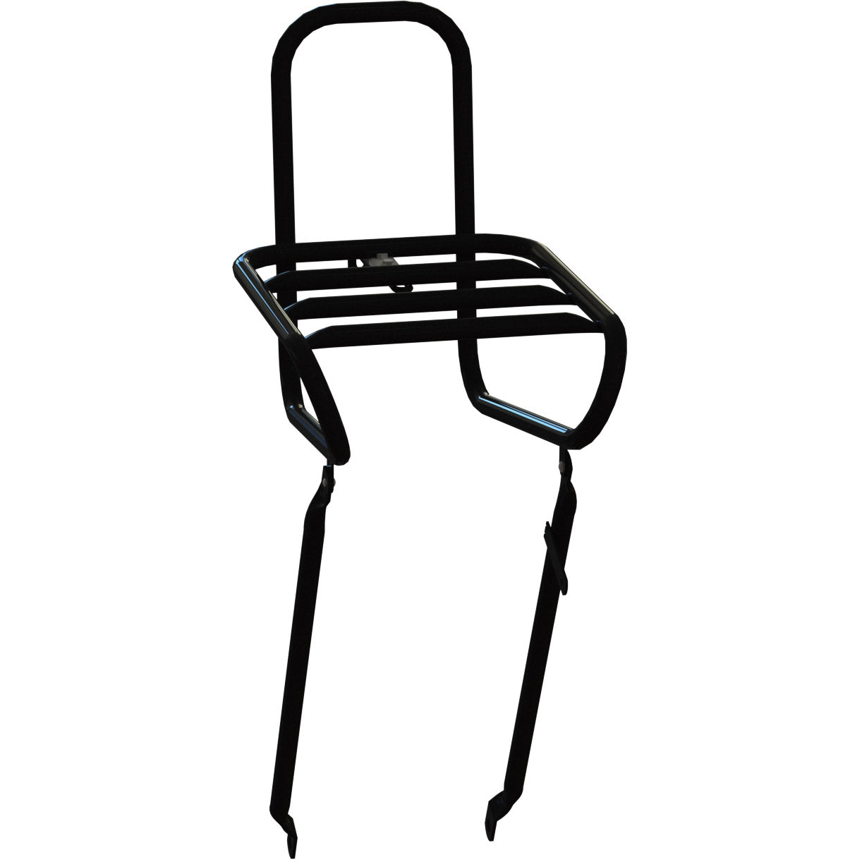 Steco porte-bagages avant lisse 25cm boulon de couronne noir mat