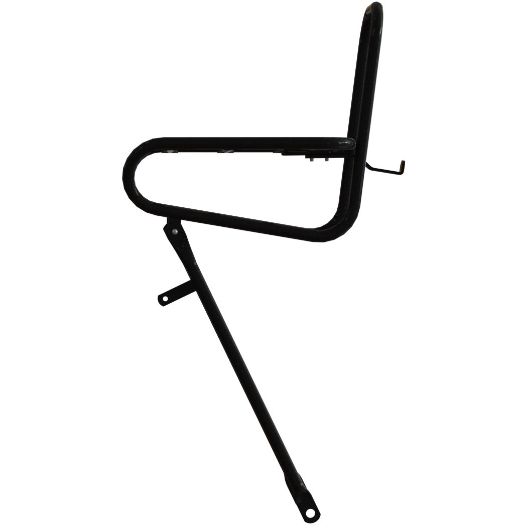 Steco voordrager glad 25cm kroonbout mat zwart