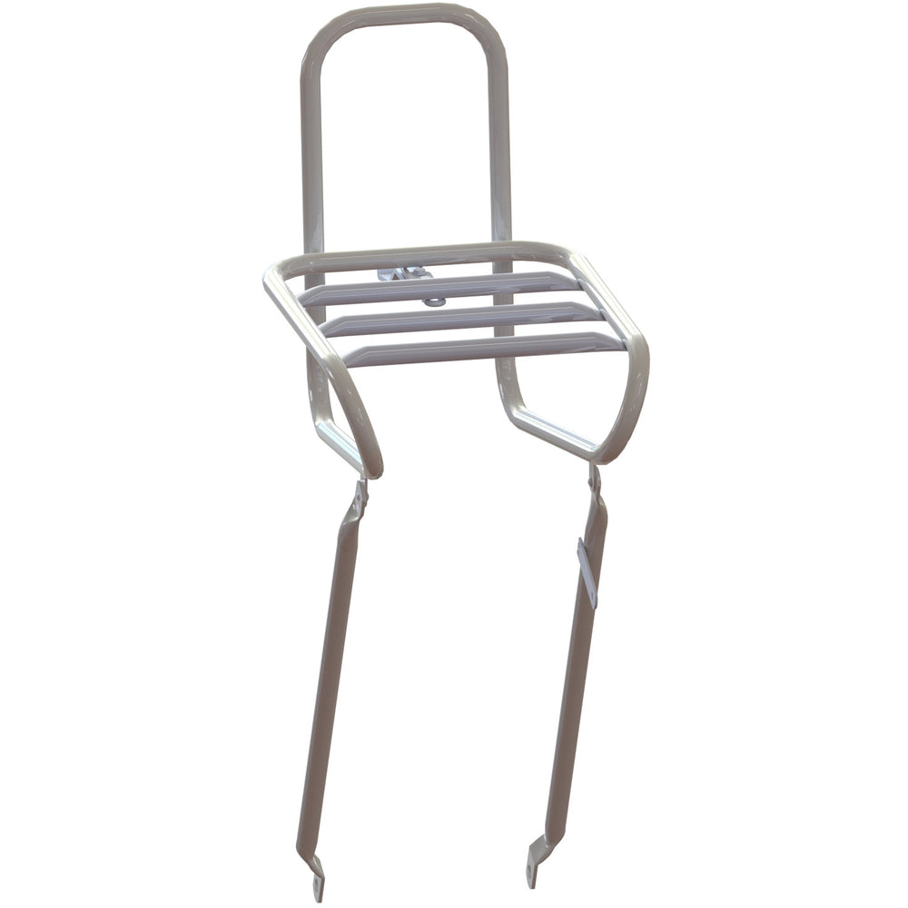 Steco smooth voordrager 25cm kroonboutmontage wit