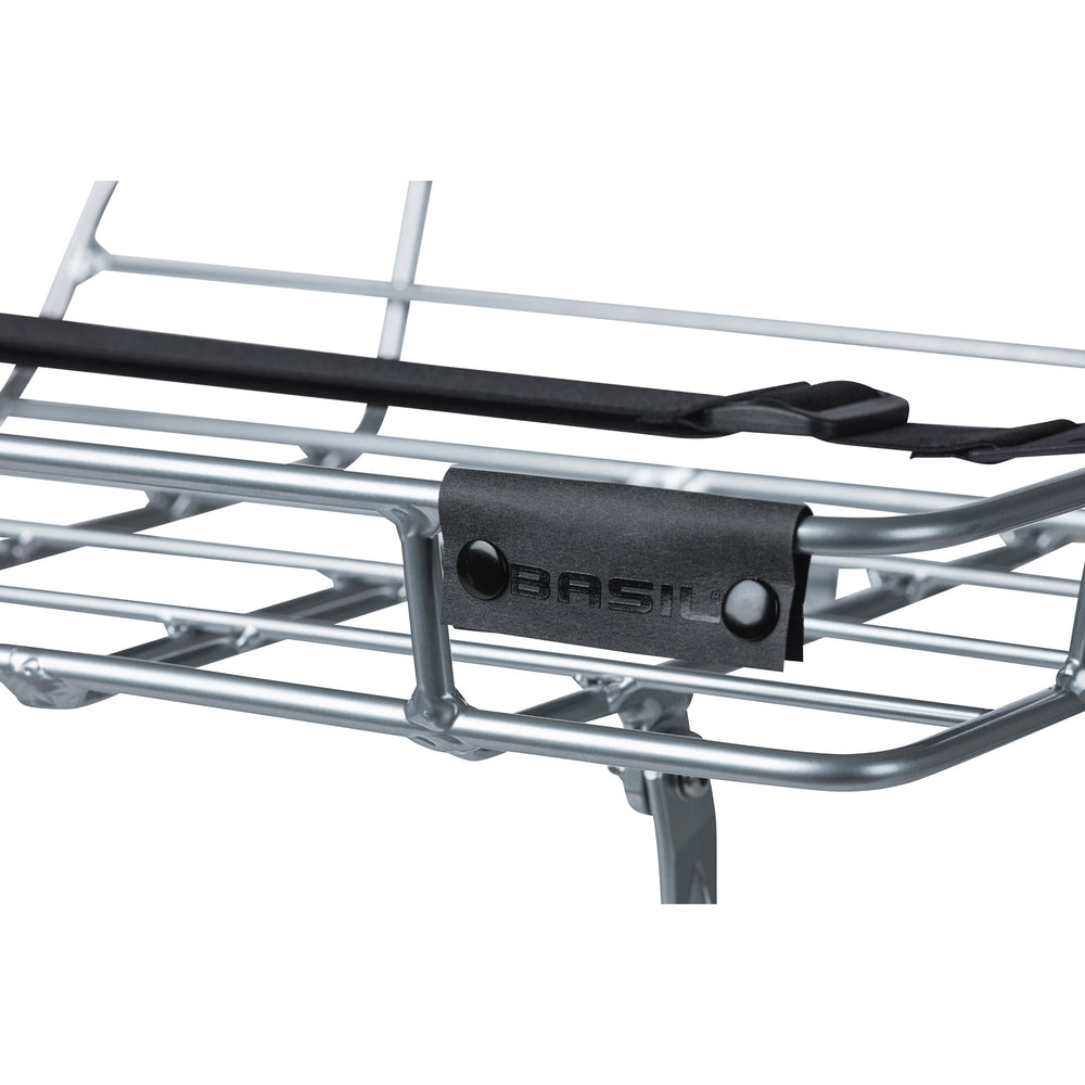 Porte-bagages avant Basil Portland 41 x 33 x 51 cm - argent