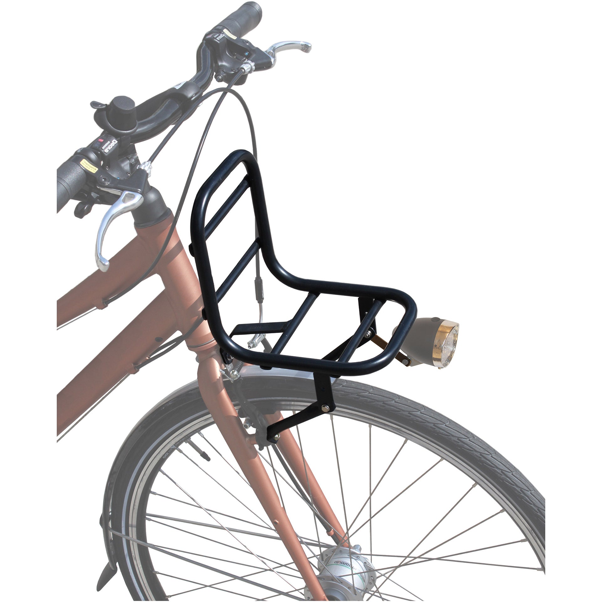 voordrager V-brake montage 20 28 inch staal matzwart