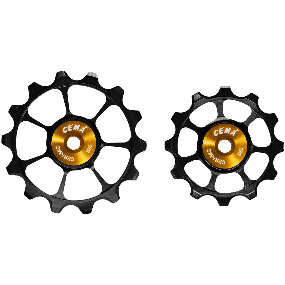 Cema derailleurwieltjes sram axs + xplr 12v ker. zwart