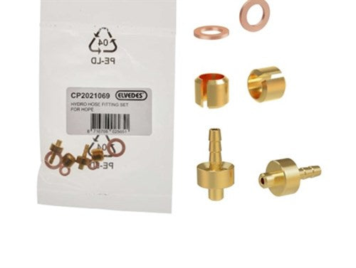 Elvedes hydraulic olive and insert for Hope set of 2